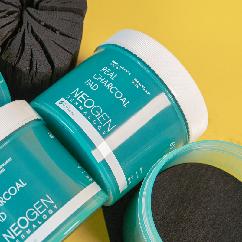 DERMALOGY REAL CHARCOAL PAD 150ML (60 PADS) - Image 4