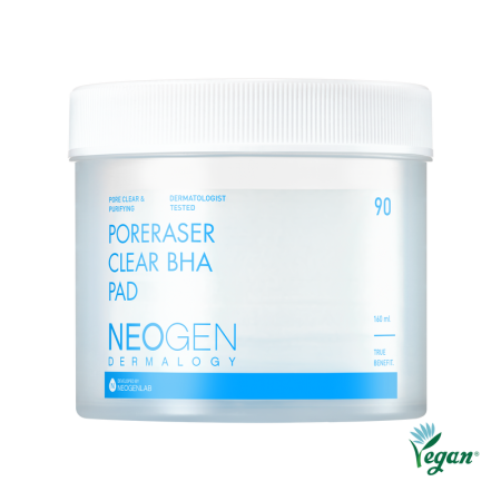 DERMALOGY PORERASER CLEAR BHA PAD 160ML (90 PADS)