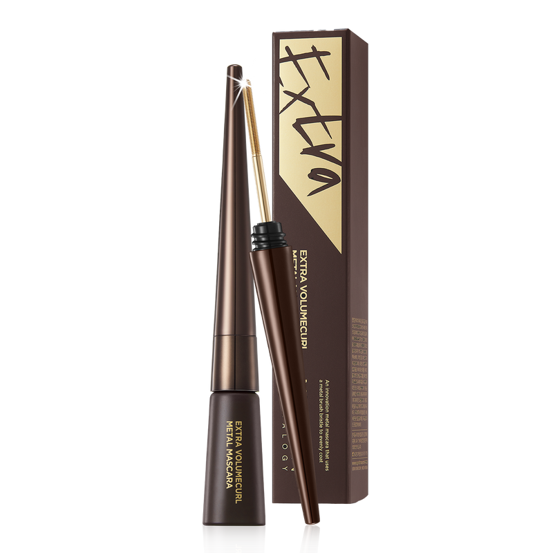 DERMALOGY EXTRA VOLUME CURL METAL MASCARA - BROWN - Image 2