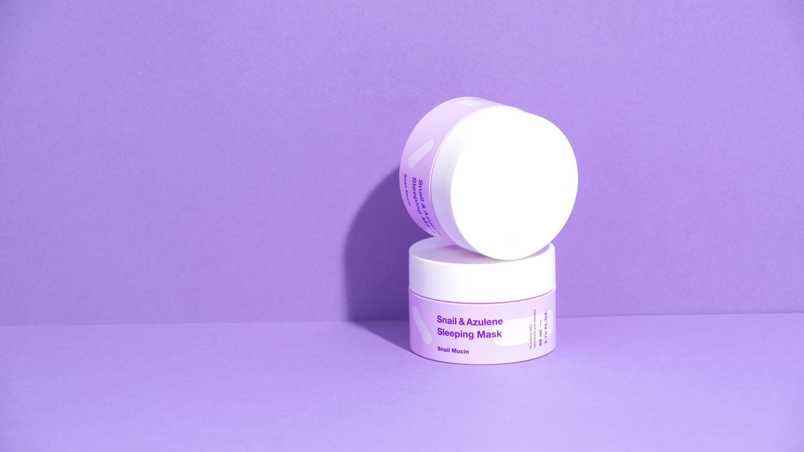 Snail & Azulene Sleeping Mask - 80ml - Image 4