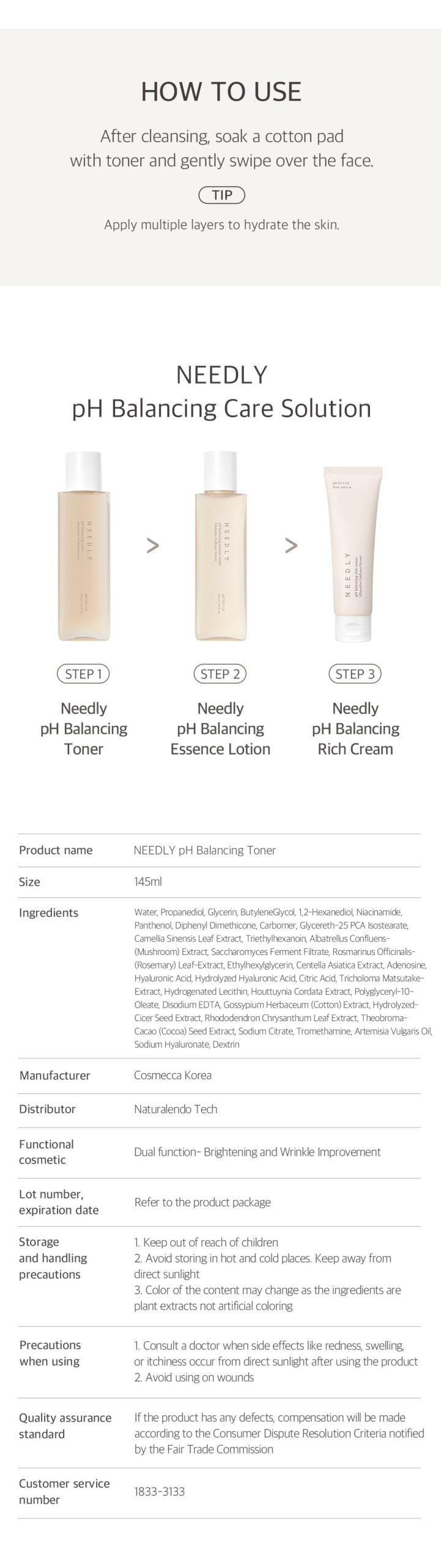 pH balancing toner 145ml - Image 7