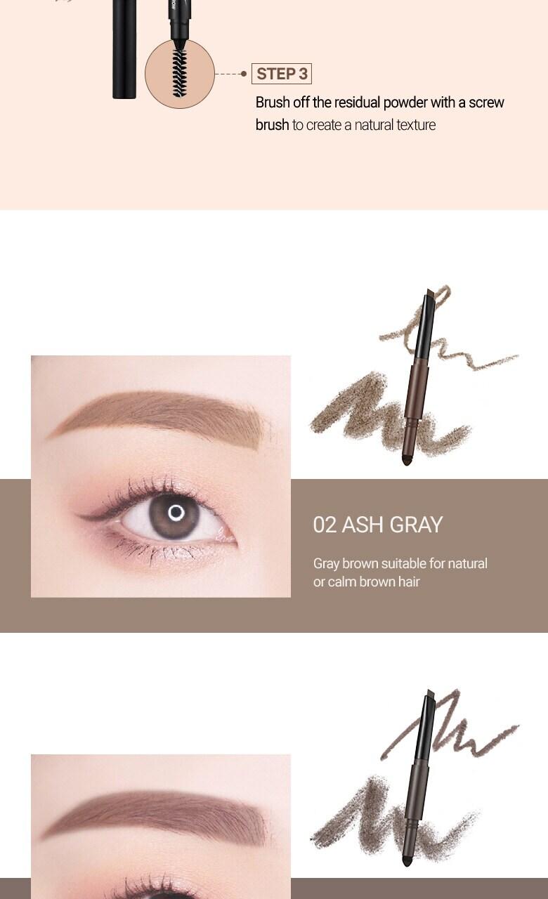 Powder Jet Dual Brow 0.75g - #09 Gray Brown - Image 6