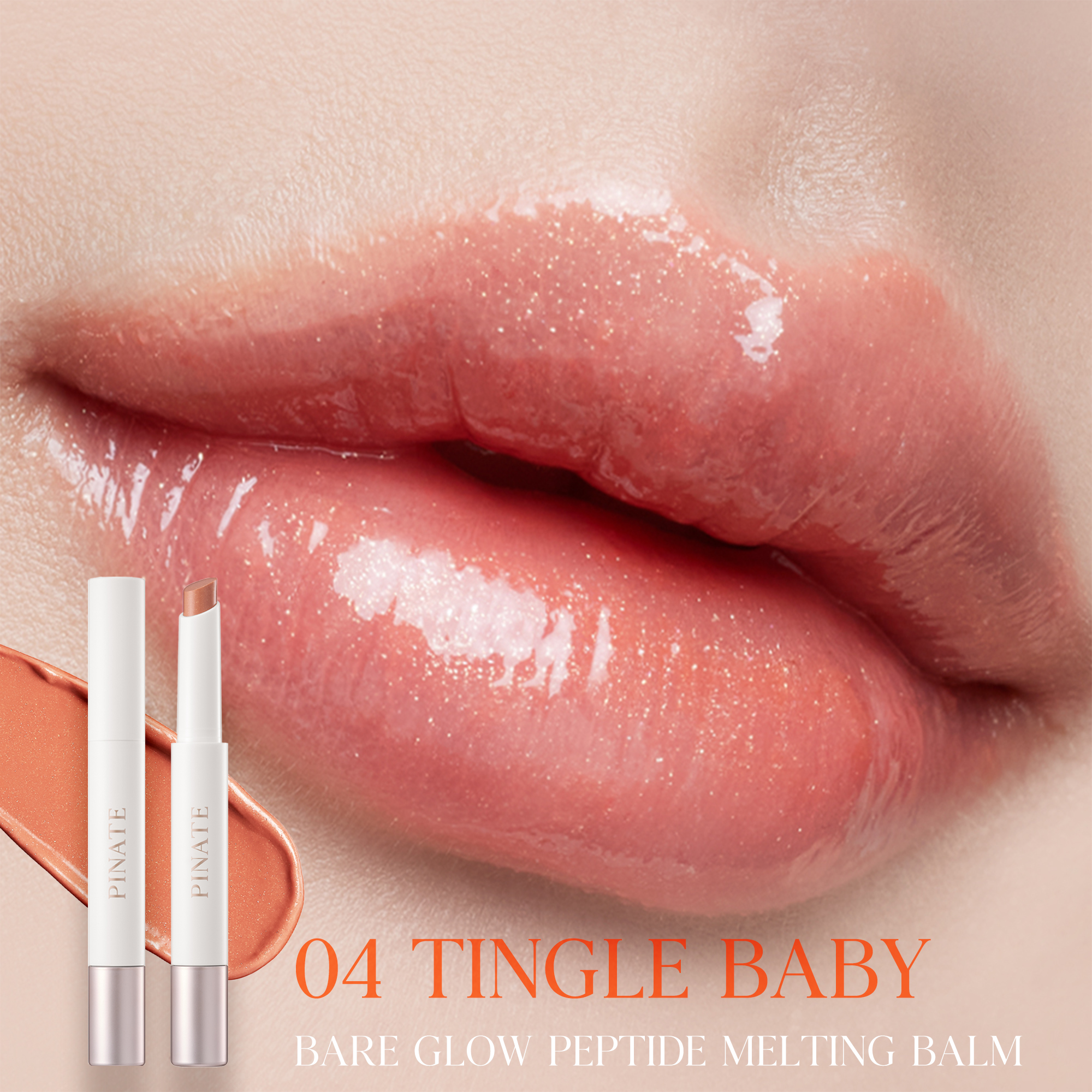 Bare Glow Peptide Melting Balm - 04 Tingle Baby 1.8g - Image 3