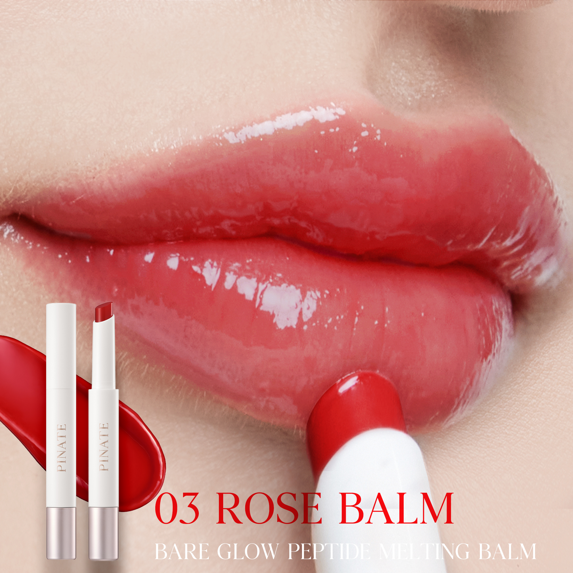 Bare Glow Peptide Melting Balm - 03 Rose balm 1.8g - Image 2