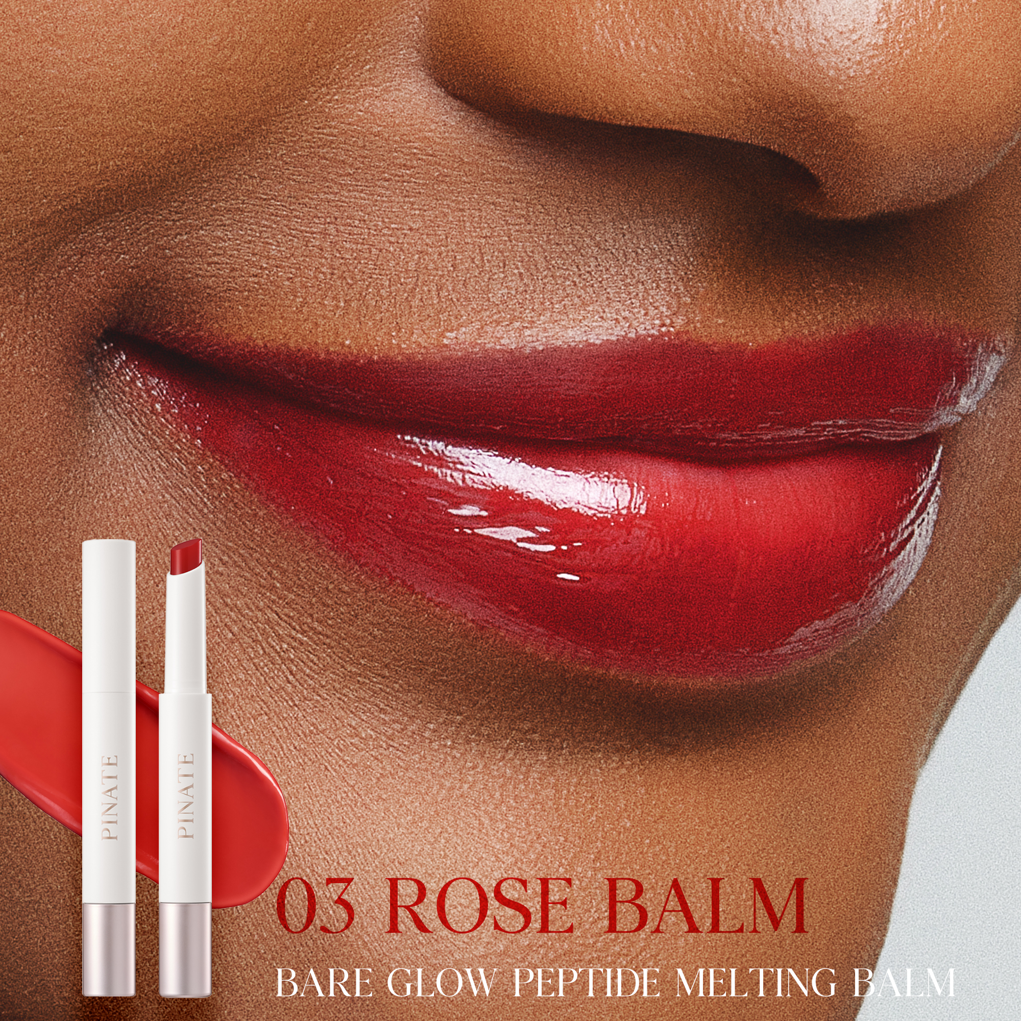Bare Glow Peptide Melting Balm - 03 Rose balm 1.8g - Image 3