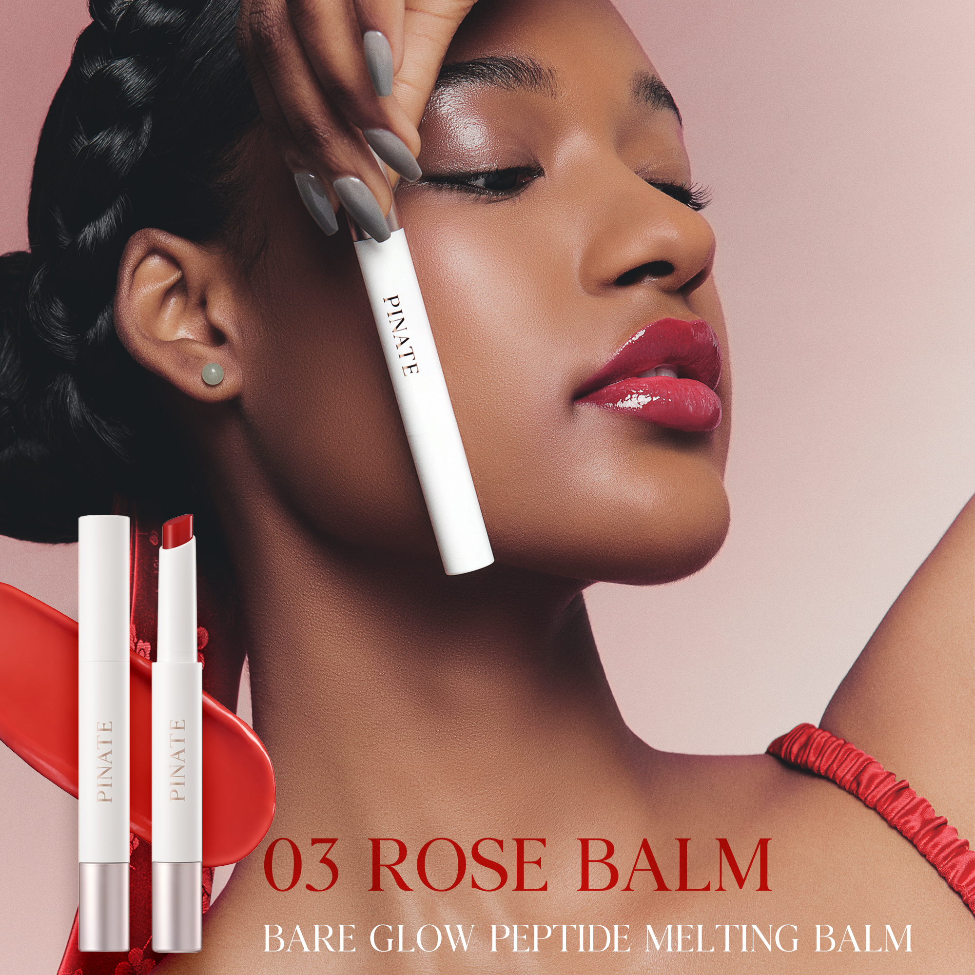 Bare Glow Peptide Melting Balm - 03 Rose balm 1.8g - Image 4