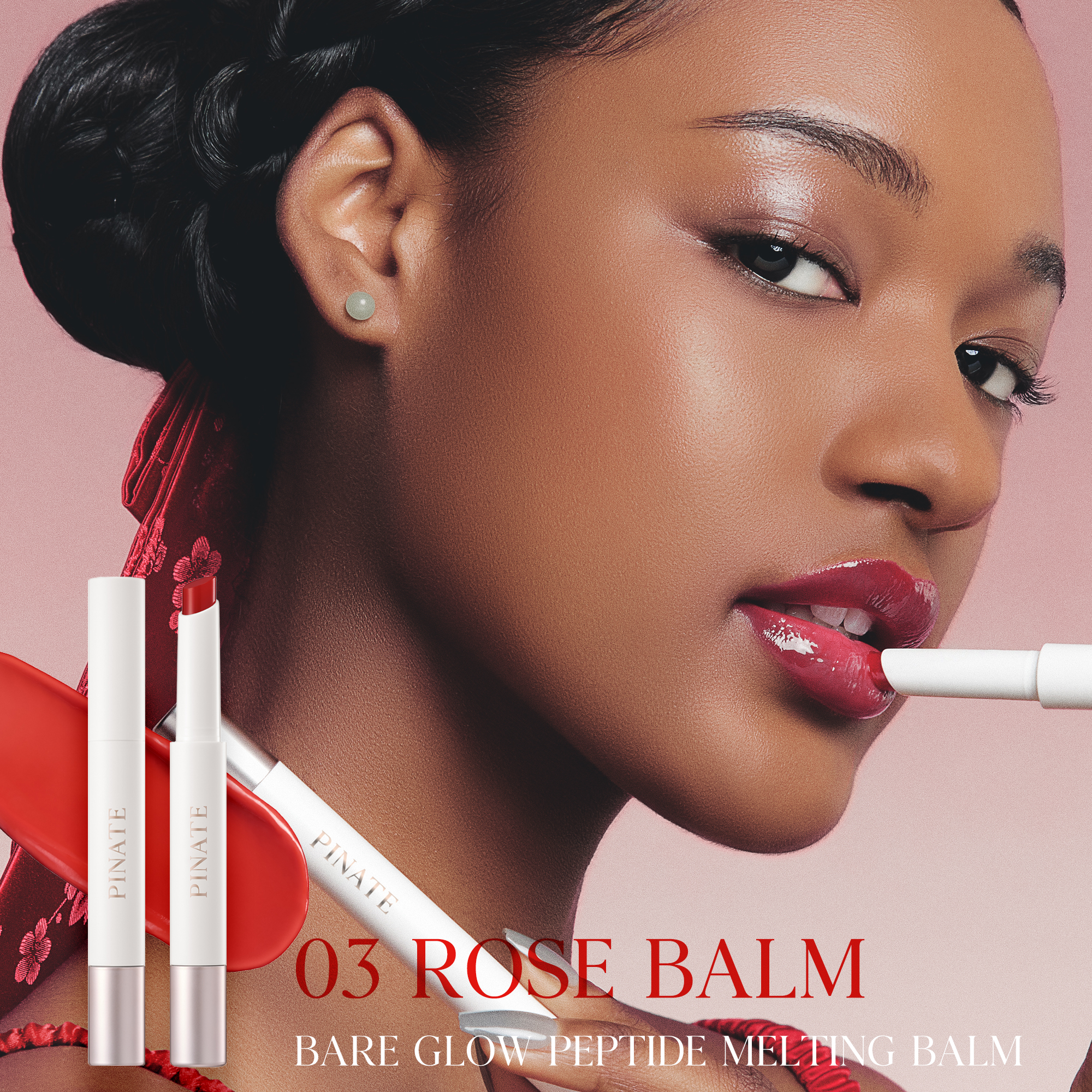 Bare Glow Peptide Melting Balm - 03 Rose balm 1.8g - Image 5