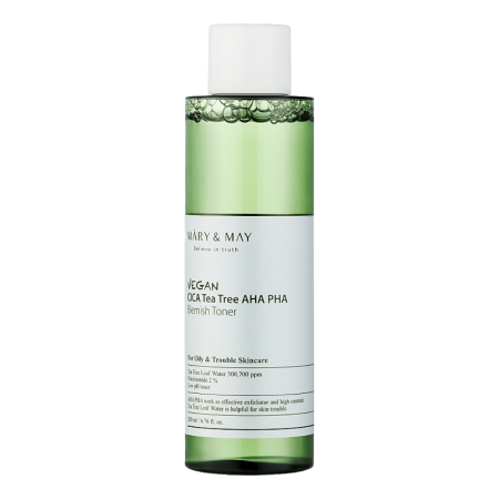 1+1 Vegan CICA Tea Tree AHA PHA Blemish Toner - 200ml