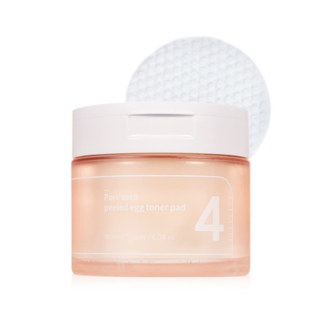 No.4 Pore Zero Peeled Egg Toner Pad 70Pads 180ml