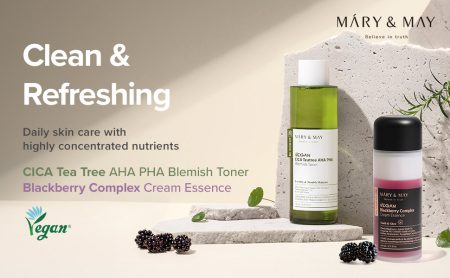 CICA Tea Tree AHA Blemish Toner + Blackberry Complex Cream Essence (promotion)