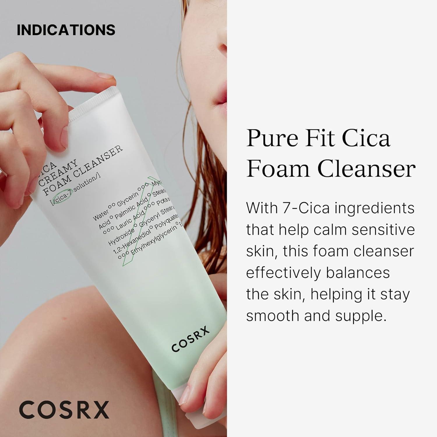 Pure Fit Cica Creamy Foam Cleanser 150ml - Image 5