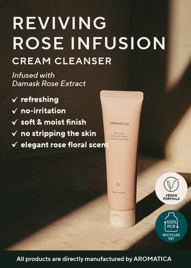 Reviving Rose Infusion Cream Cleanser 145g - Image 6