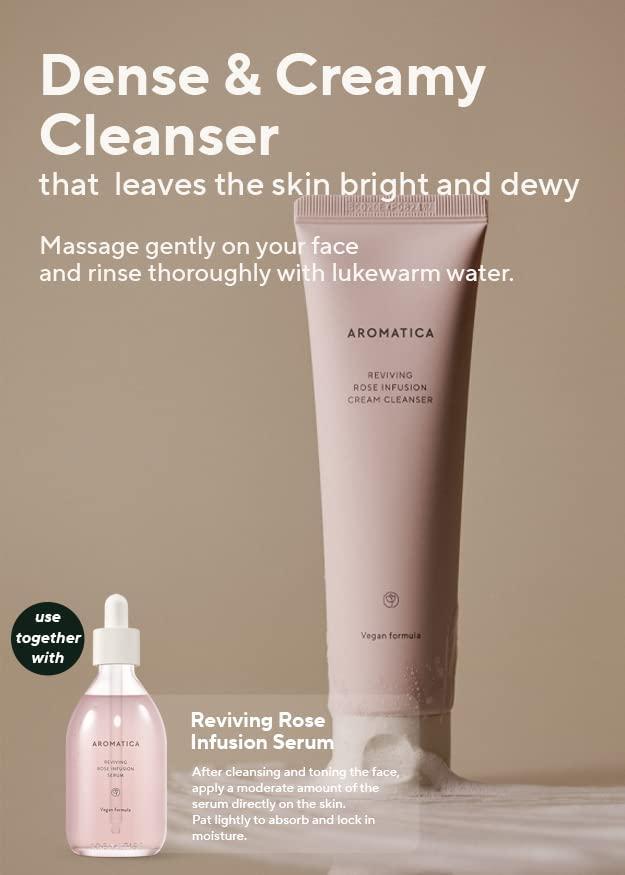 Reviving Rose Infusion Cream Cleanser 145g - Image 9
