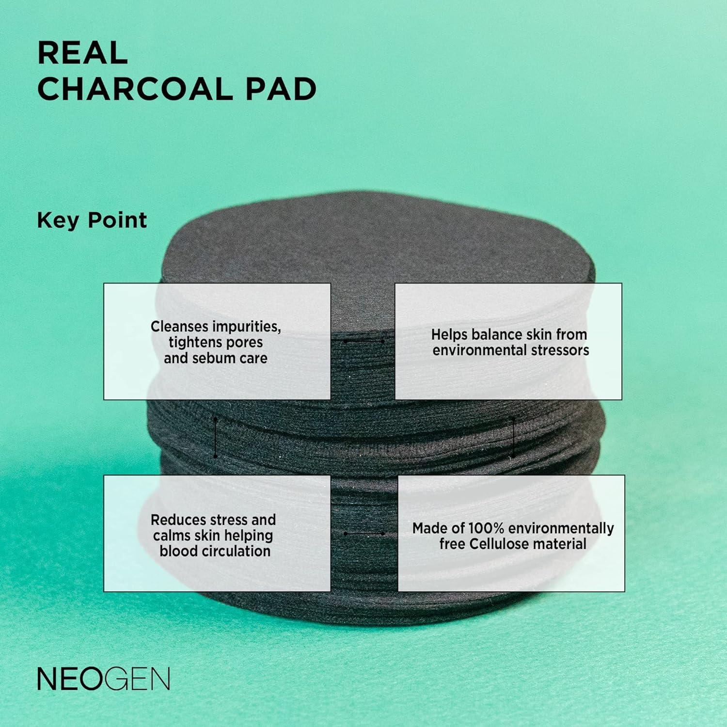 DERMALOGY REAL CHARCOAL PAD 150ML (60 PADS) - Image 5