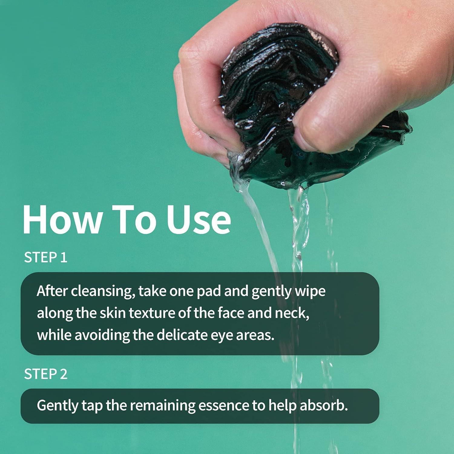 DERMALOGY REAL CHARCOAL PAD 150ML (60 PADS) - Image 7