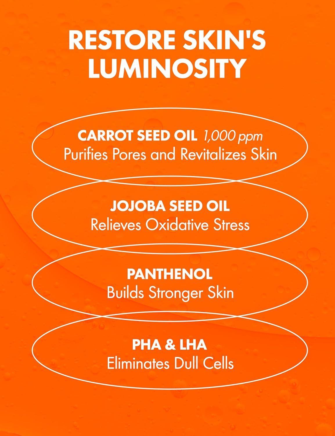 DERMALOGY CARROT DEEP CLEAR OIL PAD 150ML (60 PADS) - Image 10