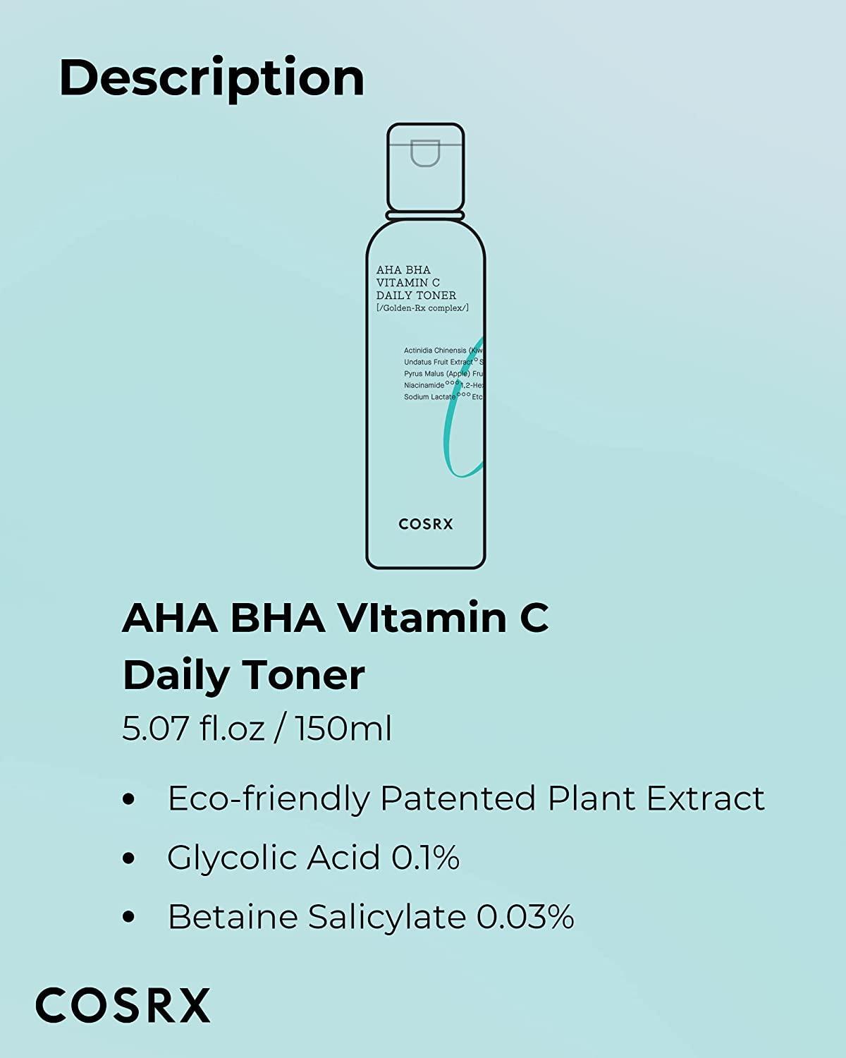Refresh AHA BHA Vitamin C Daily Toner 280ml - Image 11
