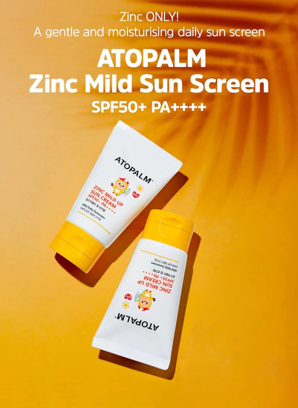 Zinc Mild Up Sun Cream SPF50+ PA++++ 65g - Image 3