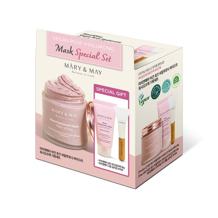 Rose Hyaluronic Hydra Wash Off Pack Special Set (125g+30g)