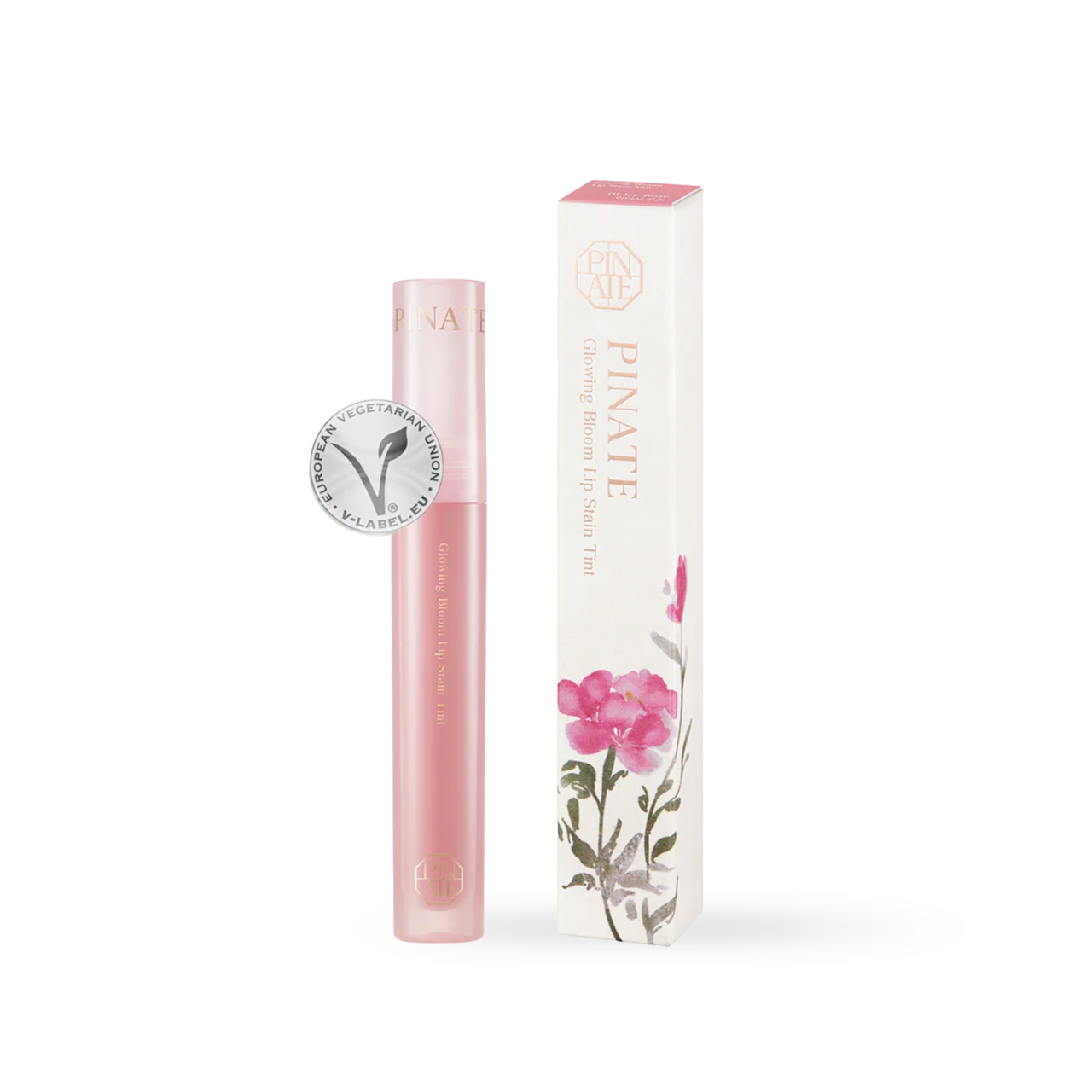 Glowing Bloom Lip Stain - 01 Icy Rose