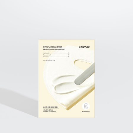 PORE+DARK SPOT BRIGHTENING CREAM MASK 1ea+[celimax] PORE+DARK SPOT BRIGHTENING CREAM MASK 10ea