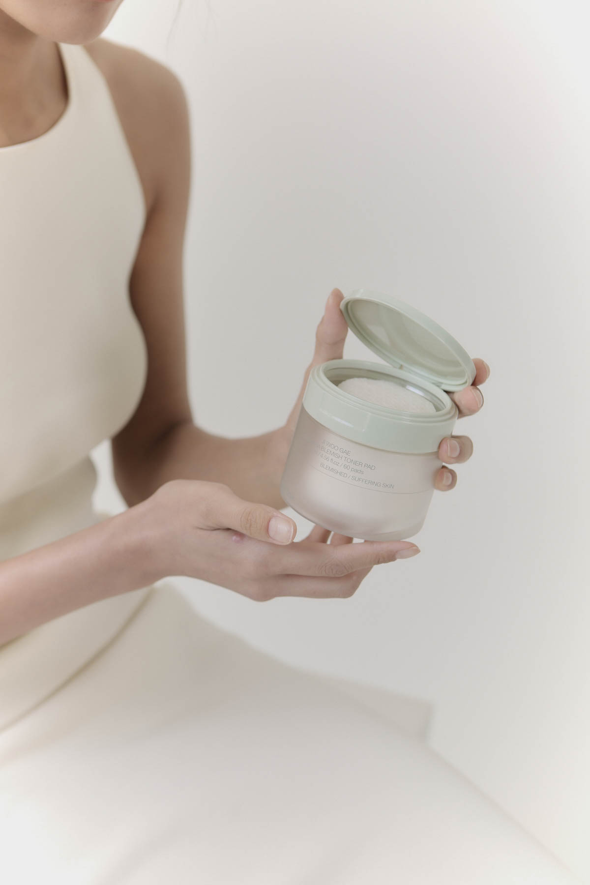 Ji Woo Gae Cica BHA Blemish Toner Pad 60pad - Image 7