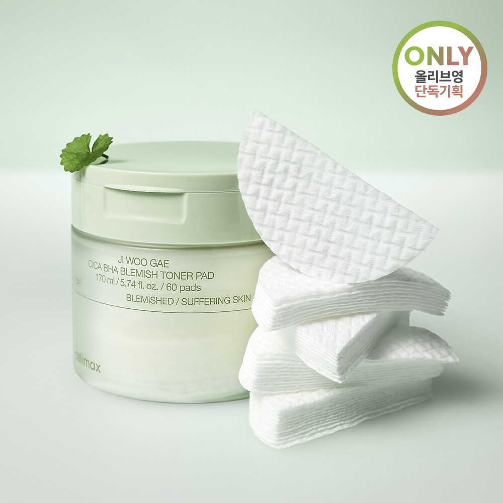 Ji Woo Gae Cica BHA Blemish Toner Pad 60pad - Image 24