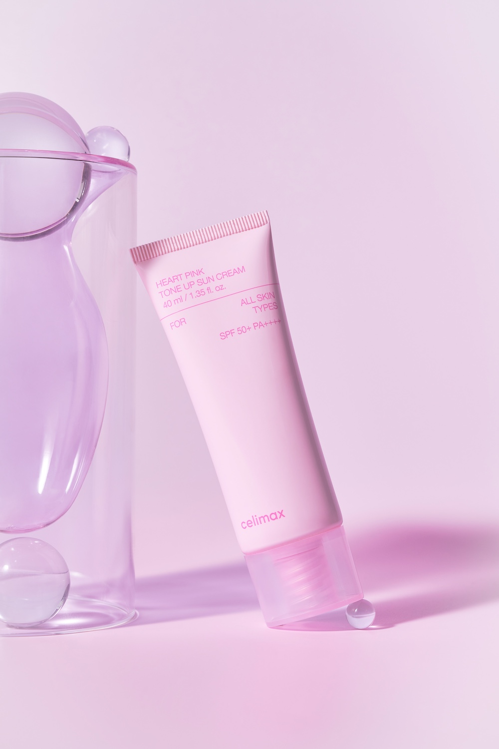 HEART PINK TONE UP SUN CREAM 40ml - Image 23