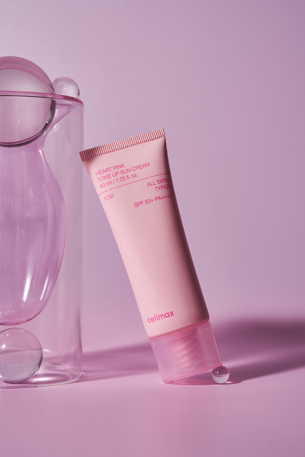 HEART PINK TONE UP SUN CREAM 40ml - Image 24