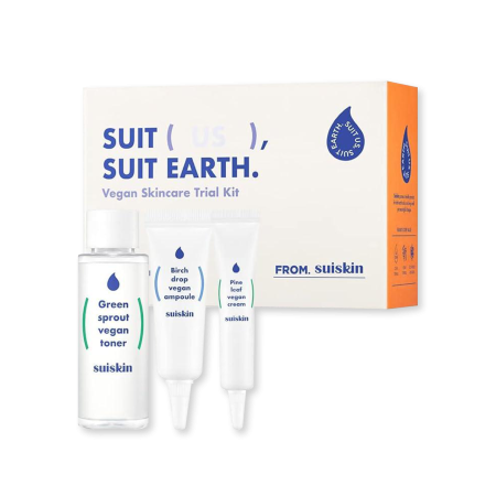 Vegan skincare Trial kit (toner50ml + ampoule10ml+ cream10ml)