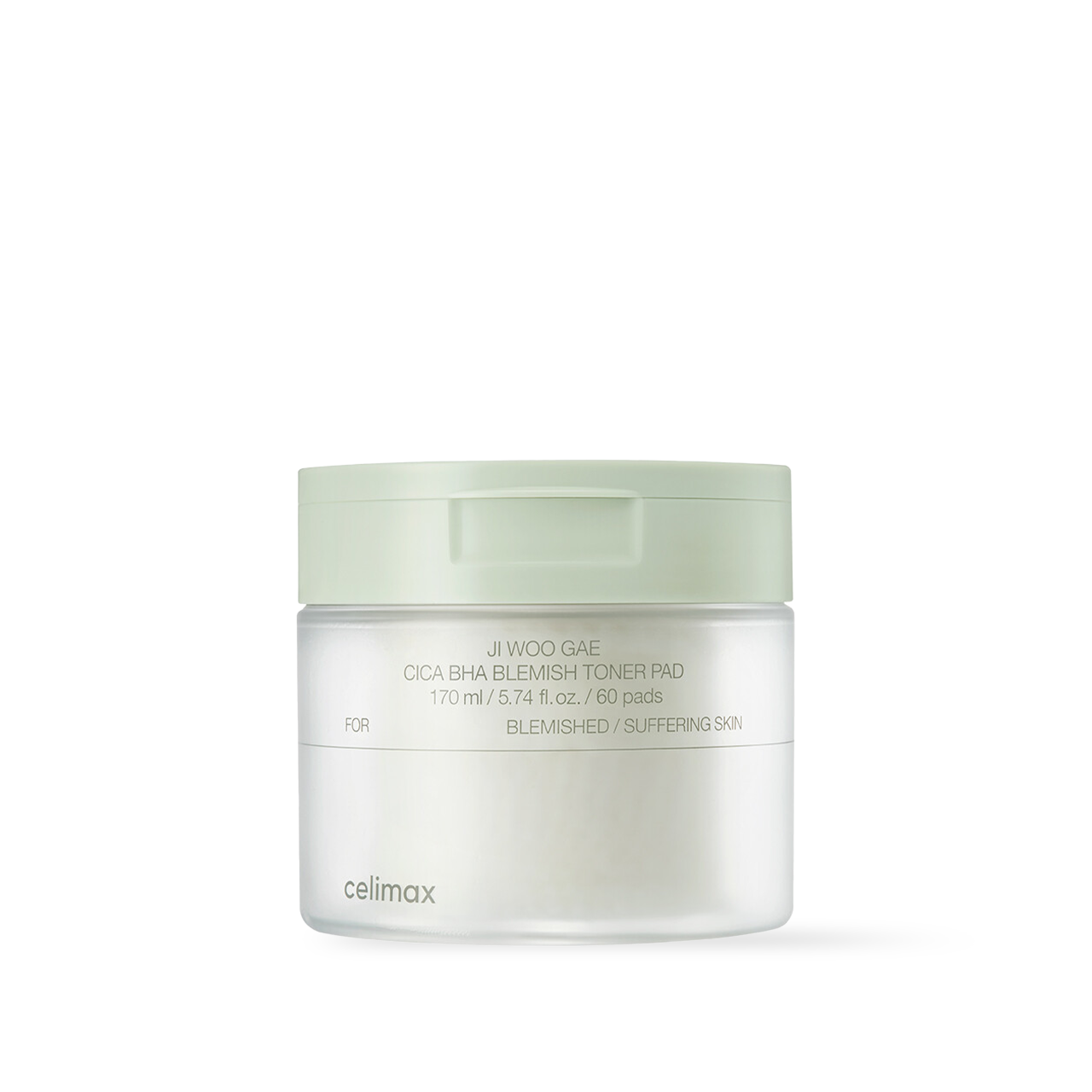 Ji Woo Gae Cica BHA Blemish Toner Pad 60pad