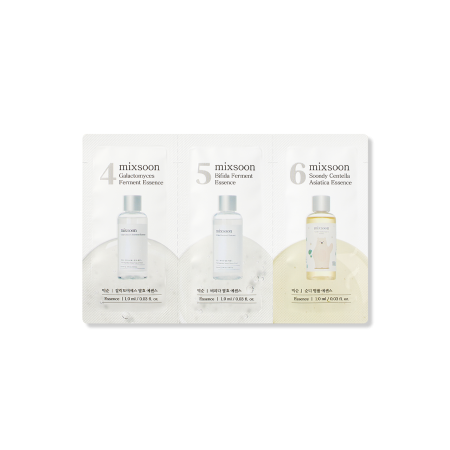(Step 4,5,6) Galactomyces Ferment Essence, Bifida Ferment Essence, Centella Asiatica Essence Sachet [1ml*3ea]