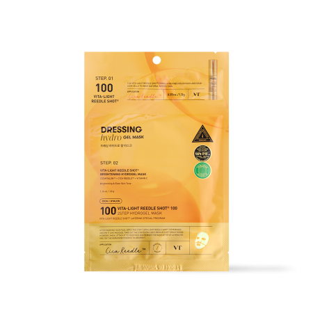 VITA-LIGHT Reedle Shot 100 2STEP Hydrogel Mask 1ea